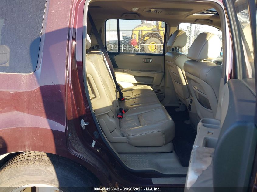 2009 Honda Pilot Exl VIN: 5FNYF486898035661 Lot: 41425842