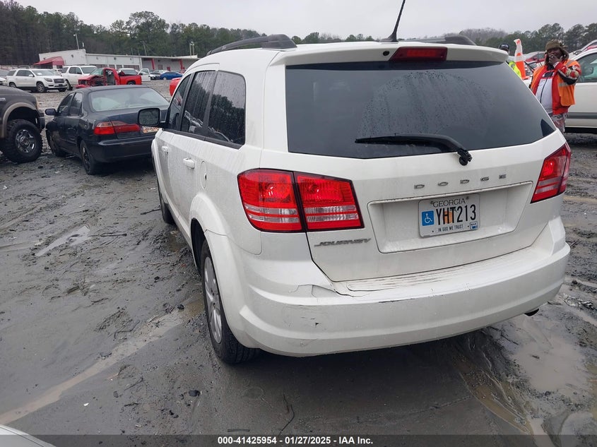 Vin: 3c4pdcab5ht637954, lot: 41916502, dodge journey se 20173
