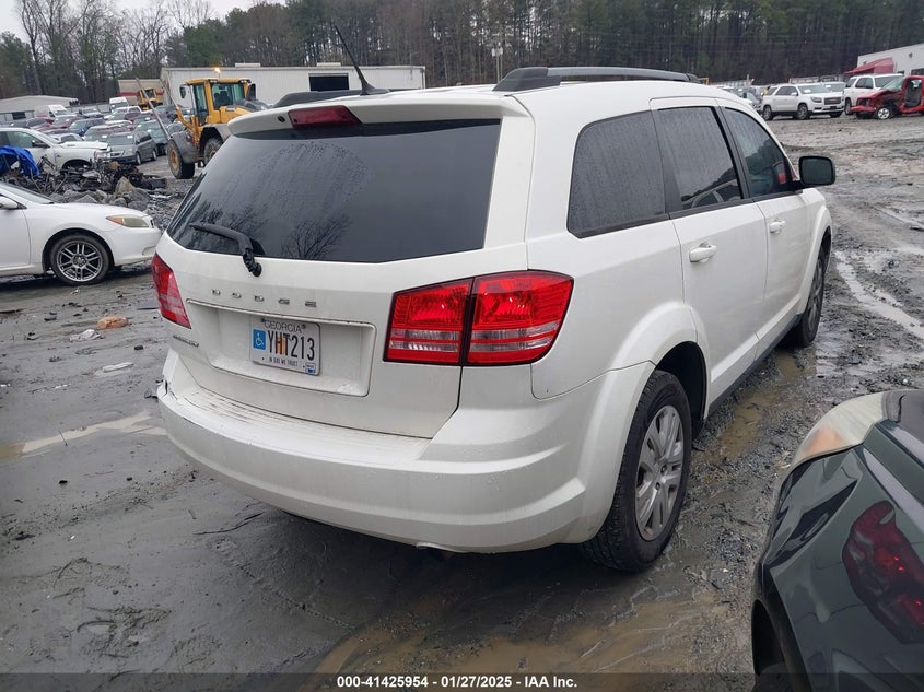 Vin: 3c4pdcab5ht637954, lot: 41916502, dodge journey se 20174