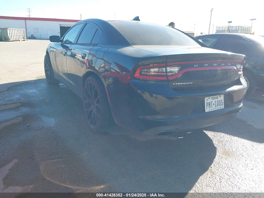 2016 DODGE CHARGER VIN: 2C3CDXJG1GH267924