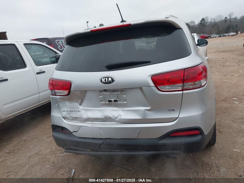 2017 Kia Sorento 3.3L Lx VIN: 5XYPGDA58HG320331 Lot: 41427508