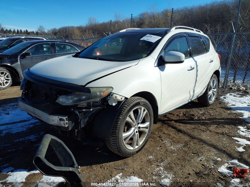 2009 NISSAN MURANO VIN: JN8AZ18W69W156146