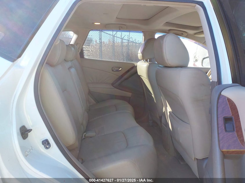 2009 NISSAN MURANO VIN: JN8AZ18W69W156146