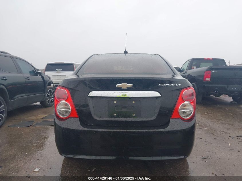 2016 Chevrolet Sonic Lt Auto VIN: 1G1JC5SHXG4180899 Lot: 41428146