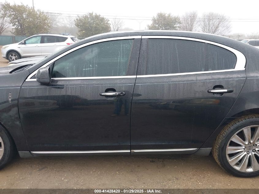 2013 Lincoln Mks Ecoboost VIN: 1LNHL9FT2DG604724 Lot: 41428420