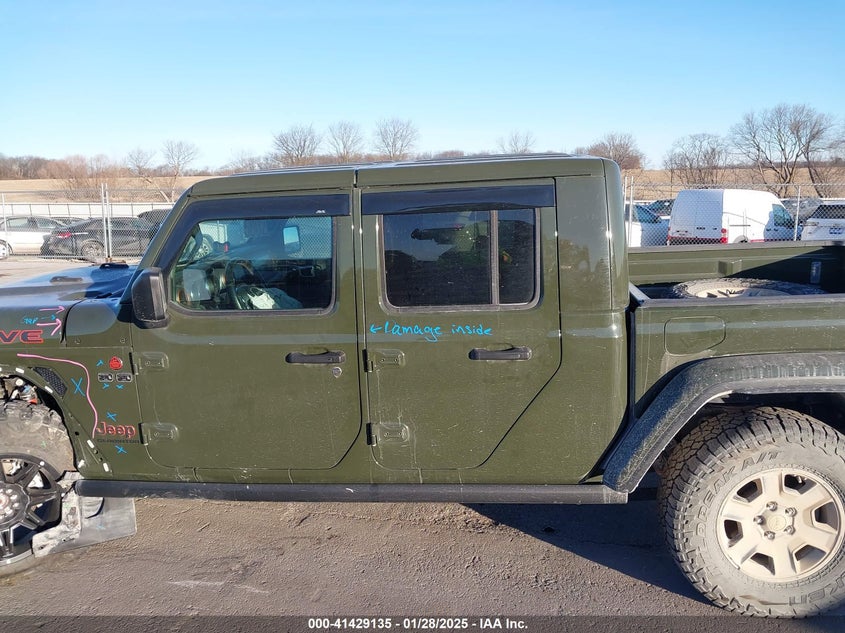2022 Jeep Gladiator Mojave 4X4 VIN: 1C6JJTEG7NL172628 Lot: 41429135