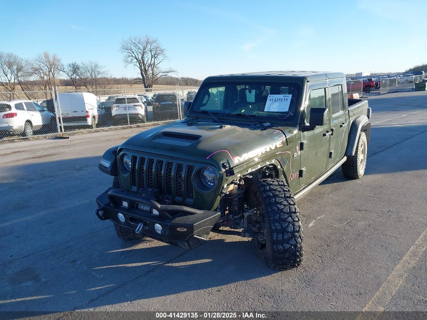 2022 Jeep Gladiator Mojave 4X4 VIN: 1C6JJTEG7NL172628 Lot: 41429135