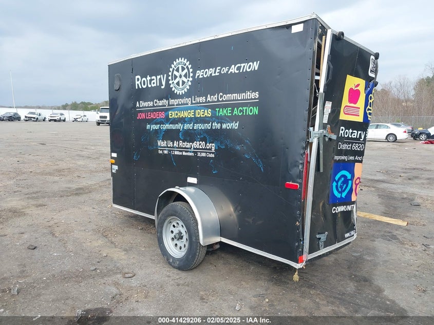 2021 CARGO CRAFT ENCLOSED TRAILER (VIN: 4D6EB1215MA044614