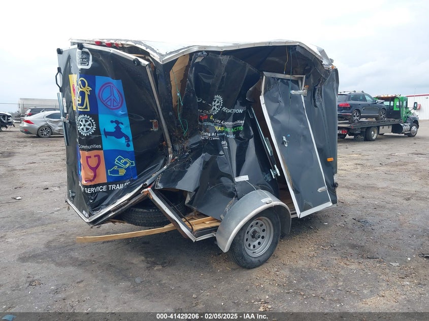 2021 CARGO CRAFT ENCLOSED TRAILER (VIN: 4D6EB1215MA044614