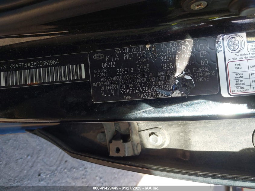 2013 KIA FORTE LX - KNAFT4A28D5661984