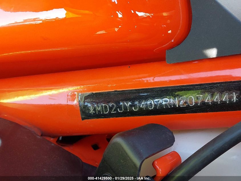 2024 Ktm 390 Rc VIN: MD2JYJ407RN207444 Lot: 41429500