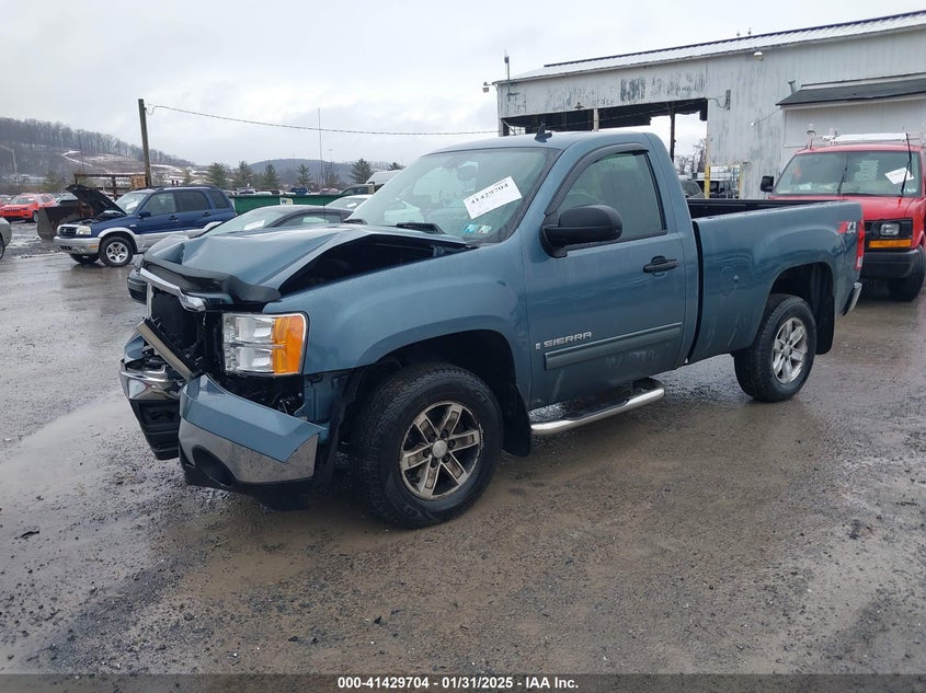 2008 GMC SIERRA 1500 VIN: 1GTEK14018Z190110