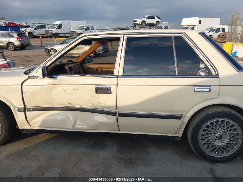 1986 Nissan Maxima VIN: JN1HU11SXGT146012 Lot: 41430036