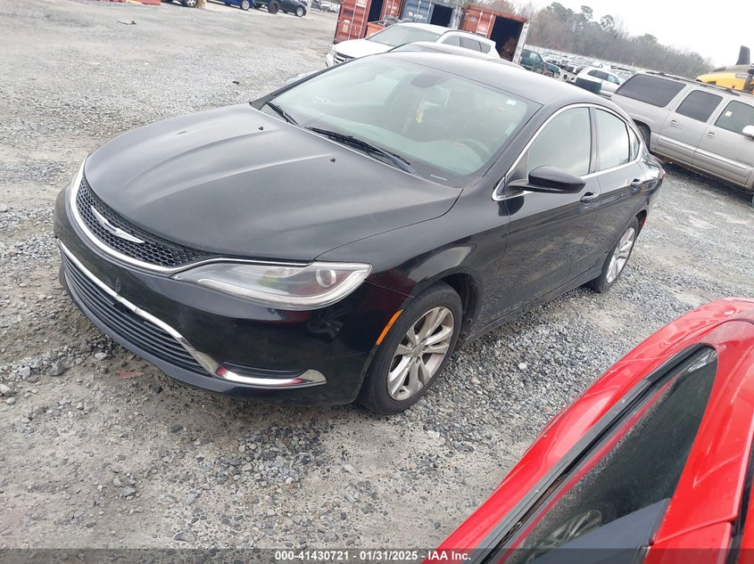 Vin: 1c3cccab7fn708073, lot: 41921293, chrysler 200 limited 20152