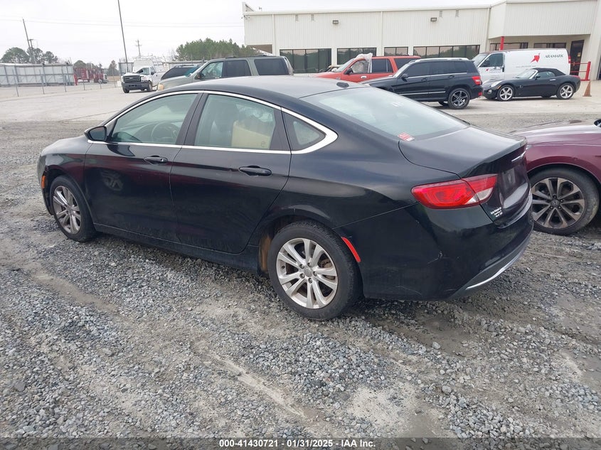 Vin: 1c3cccab7fn708073, lot: 41921293, chrysler 200 limited 20153
