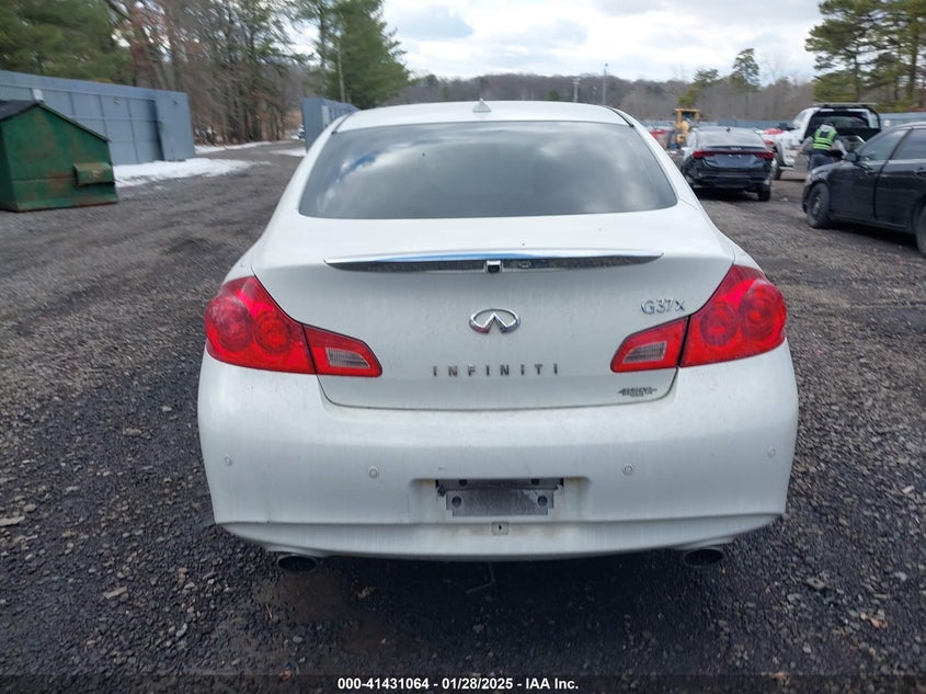 2011 INFINITI G37X VIN: JN1CV6AR6BM353923