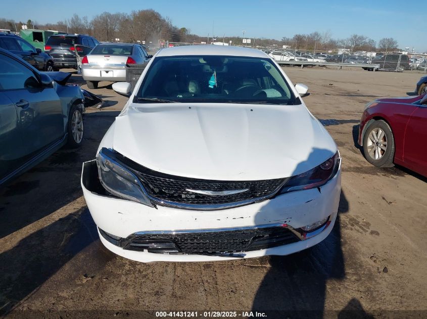 2015 Chrysler 200 C VIN: 1C3CCCEG0FN530271 Lot: 41431241