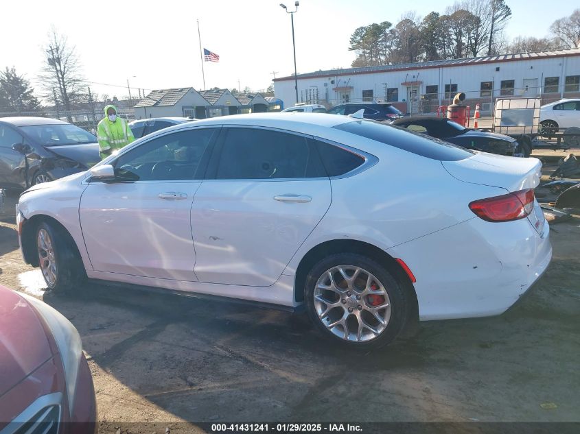 2015 Chrysler 200 C VIN: 1C3CCCEG0FN530271 Lot: 41431241