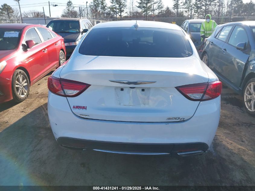 2015 Chrysler 200 C VIN: 1C3CCCEG0FN530271 Lot: 41431241