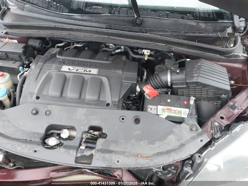 2010 Honda Odyssey Ex-L VIN: 5FNRL3H75AB080033 Lot: 41431309