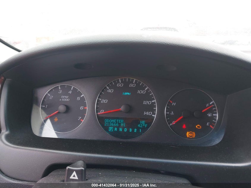 2008 CHEVROLET IMPALA VIN: 2G1WU583581351196