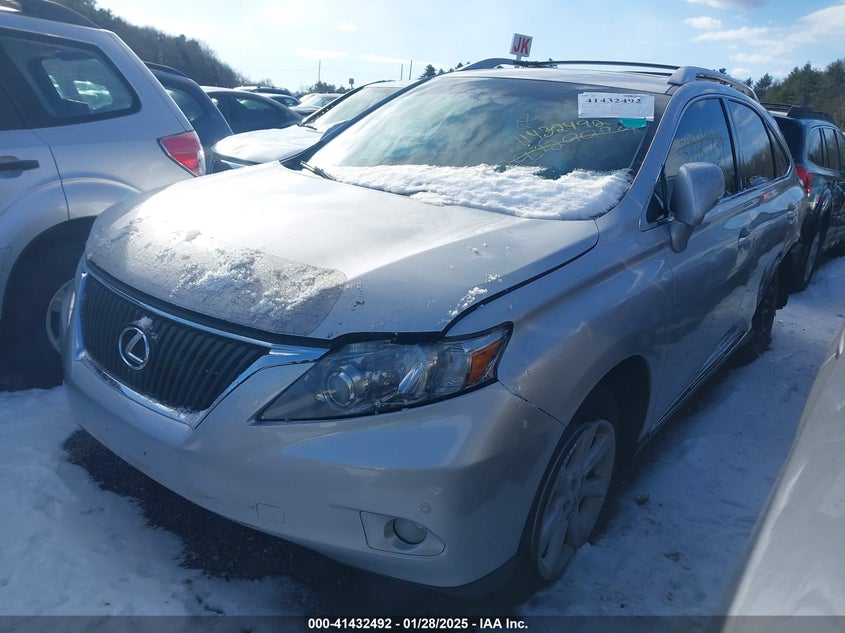 2012 LEXUS RX 350 VIN: 2T2ZK1BA4CC066487