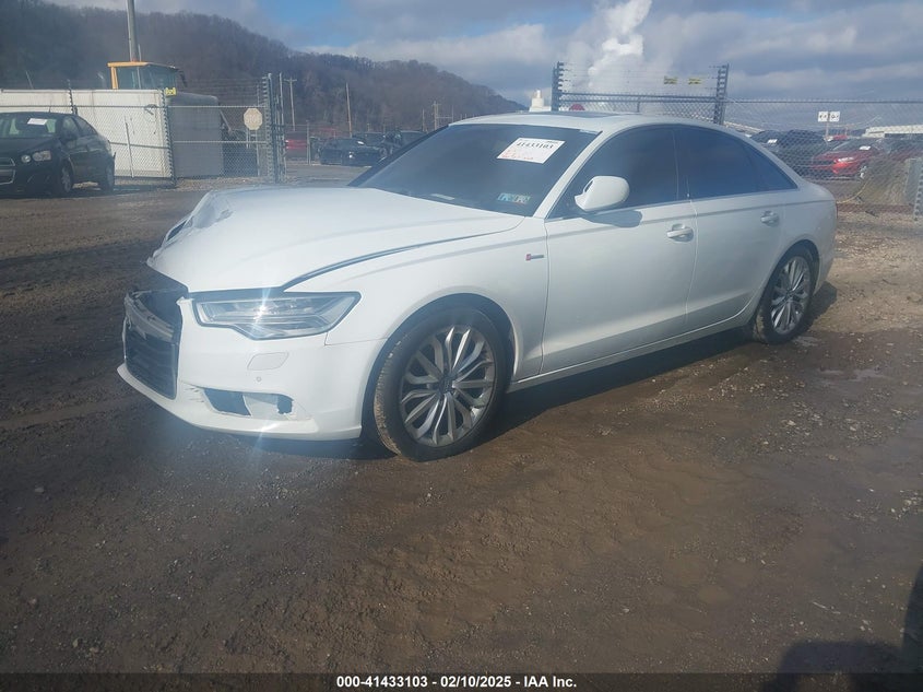 Vin: wauggafc9dn008010, lot: 41923675, audi a6 3.0t premium 20132