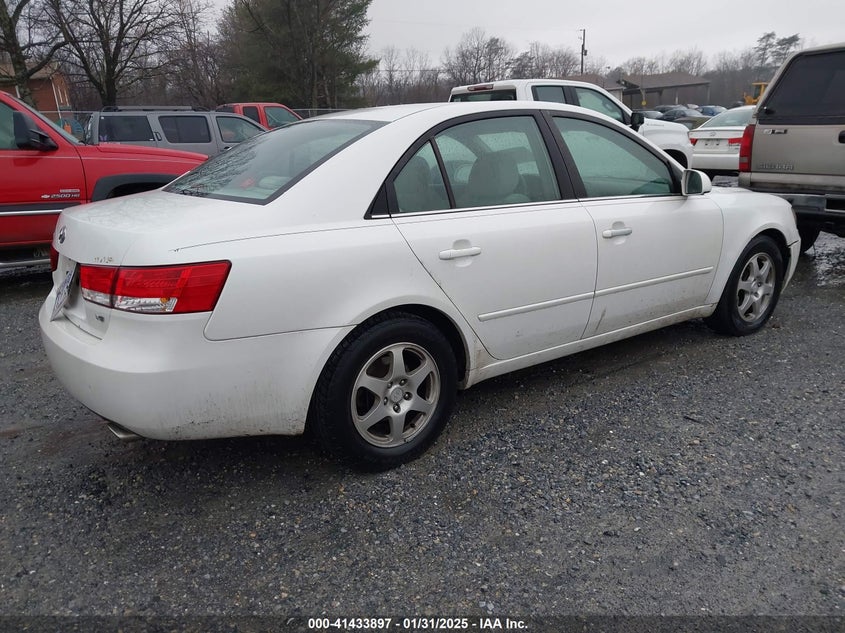 2006 HYUNDAI SONATA VIN: 5NPEU46F96H141156