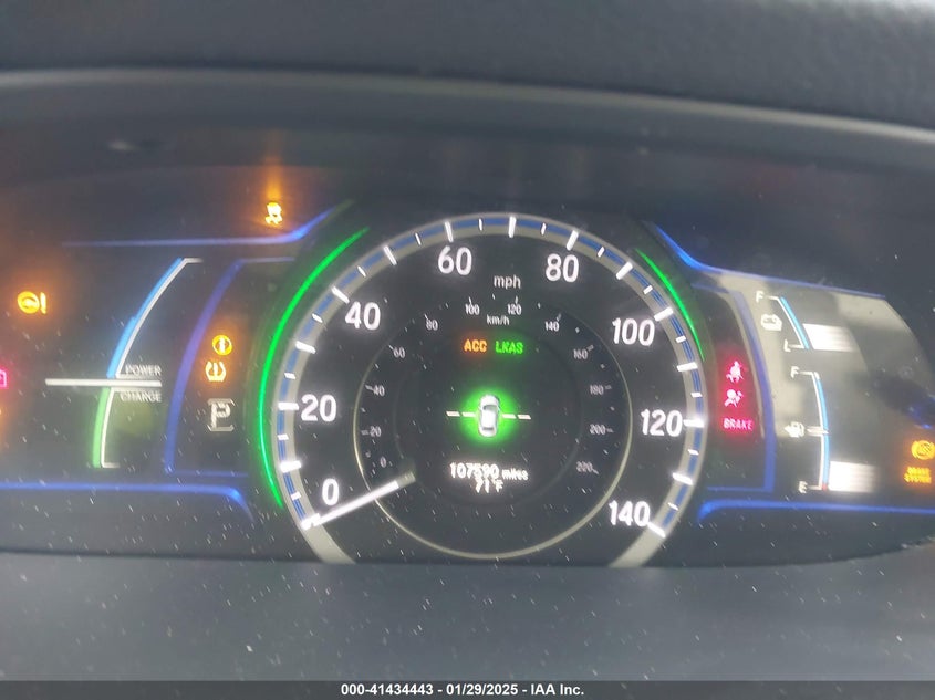 2017 HONDA ACCORD HYBRID VIN: JHMCR6F39HC002054