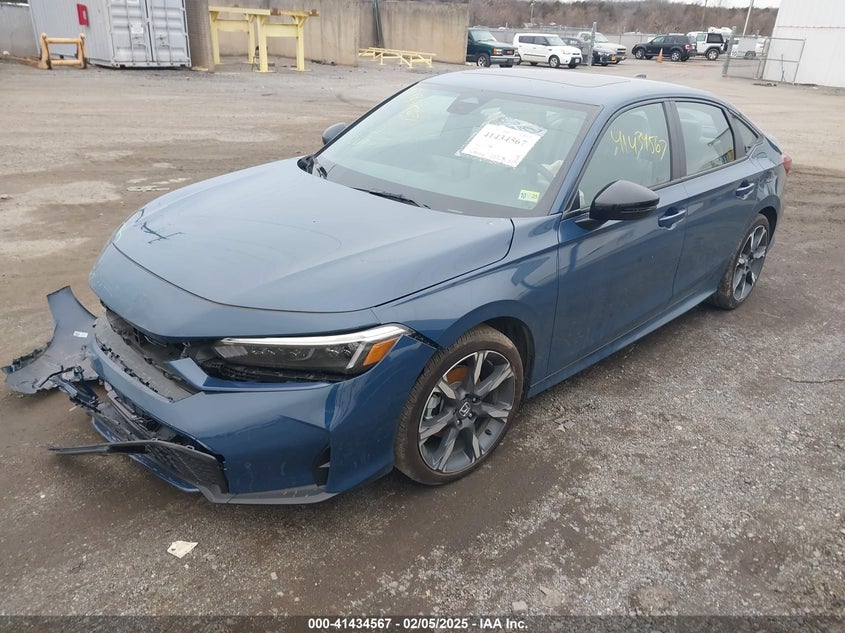 Vin: 2hgfe4f8xsh307272, lot: 41925139, honda civic  hybrid sport/sport touring 20252