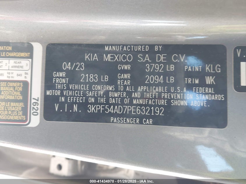 2023 KIA FORTE GT-LINE - 3KPF54AD7PE632192