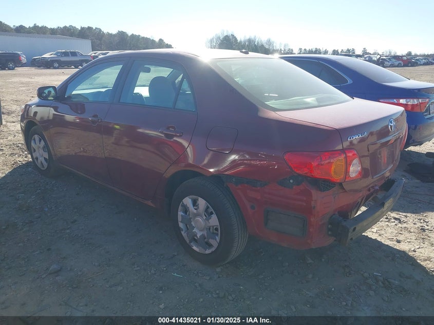 2009 TOYOTA COROLLA VIN: JTDBL40E499088708