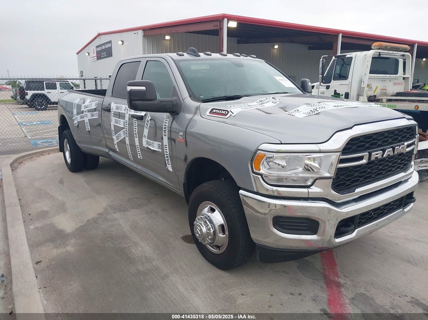 2024 Ram 3500 Tradesman 4X4 8' Box silver truck diesel 3C63RRGL5RG346679 photo #1
