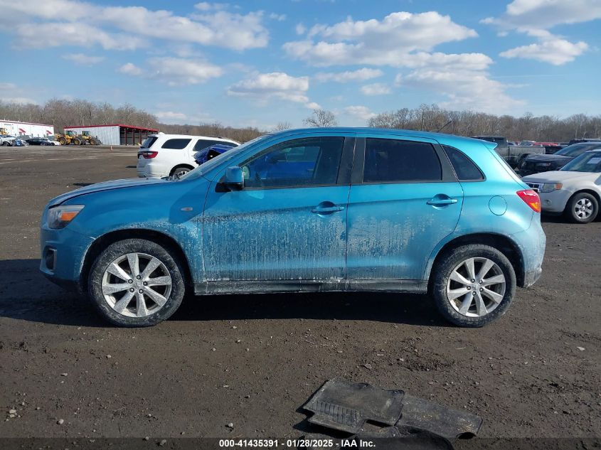 2013 Mitsubishi Outlander Sport Es VIN: 4A4AR3AU0DE017976 Lot: 41435391