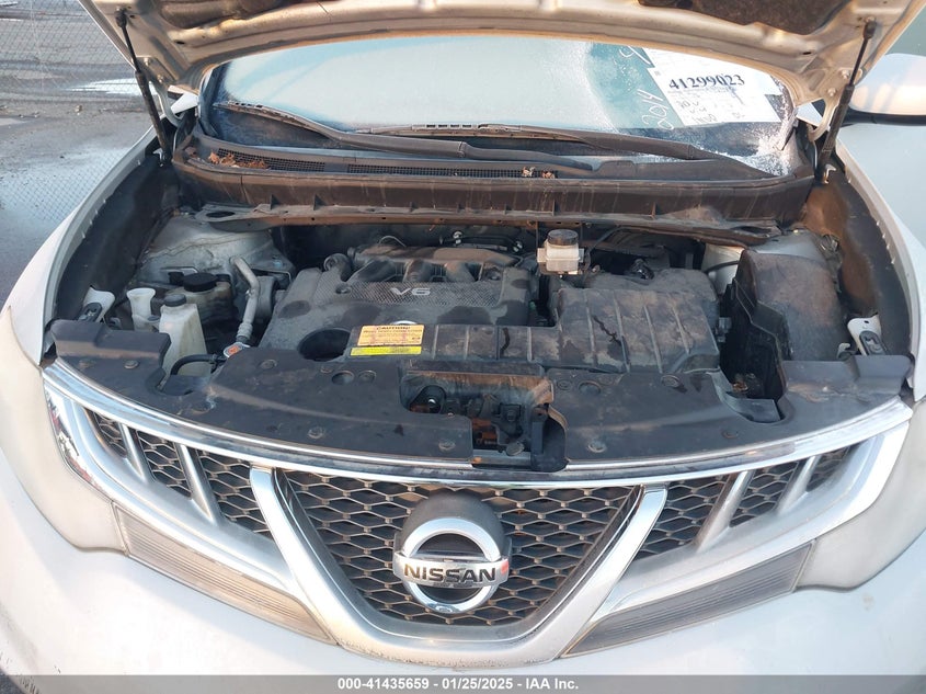 2014 Nissan Murano Sv VIN: JN8AZ1MUXEW406258 Lot: 41435659