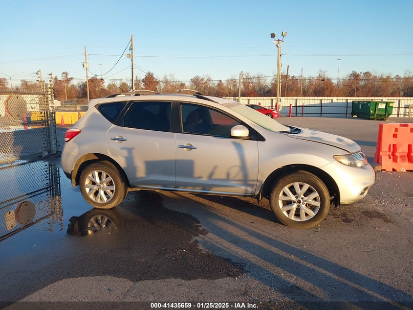 2014 Nissan Murano Sv VIN: JN8AZ1MUXEW406258 Lot: 41435659