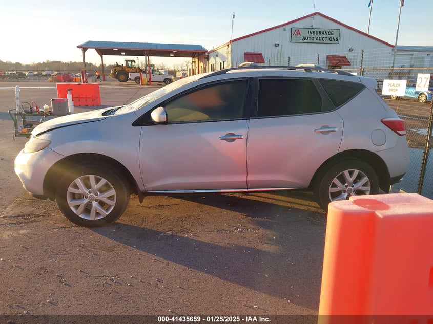 2014 Nissan Murano Sv VIN: JN8AZ1MUXEW406258 Lot: 41435659