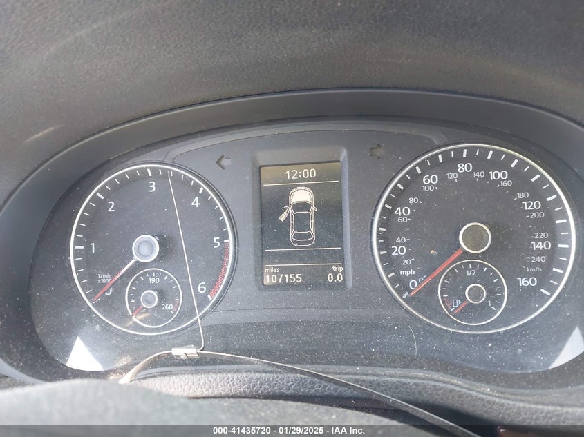 2012 VOLKSWAGEN PASSAT VIN: 1VWCN7A34CC053719