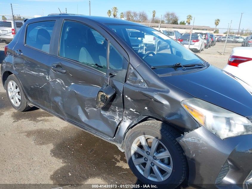 2015 TOYOTA YARIS VIN: VNKKTUD34FA022251