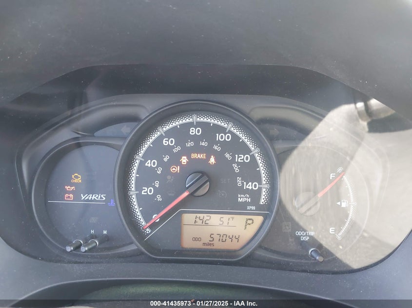 2015 TOYOTA YARIS VIN: VNKKTUD34FA022251