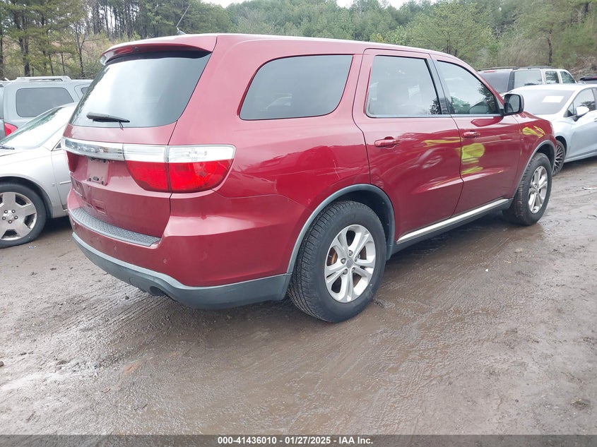 Vin: 1c4rdhag1dc628885, lot: 41926582, dodge durango sxt 20134