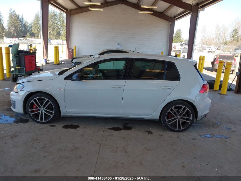 2017 Volkswagen Gti VIN: 3VW447AU5HM02718 Lot: 41436455