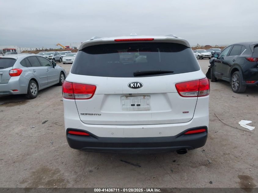 2017 Kia Sorento 2.4L Lx VIN: 5XYPGDA3XHG286441 Lot: 41436711