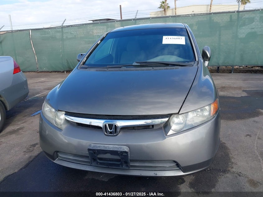 2006 HONDA CIVIC VIN: 1HGFA16506L055864