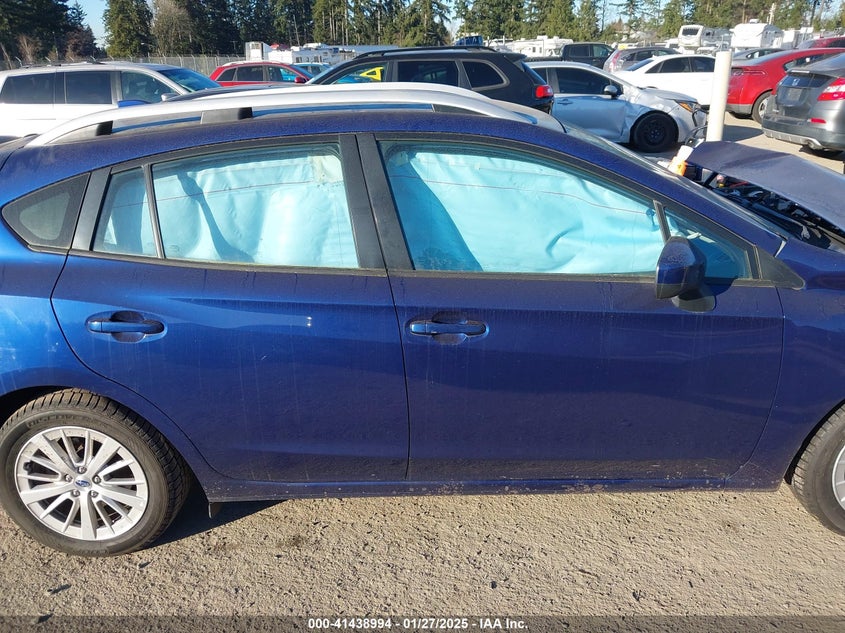 2017 SUBARU IMPREZA VIN: 4S3GTAB6XH3741862