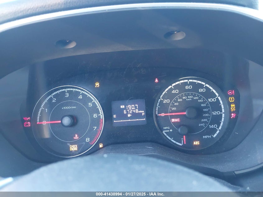 2017 SUBARU IMPREZA VIN: 4S3GTAB6XH3741862
