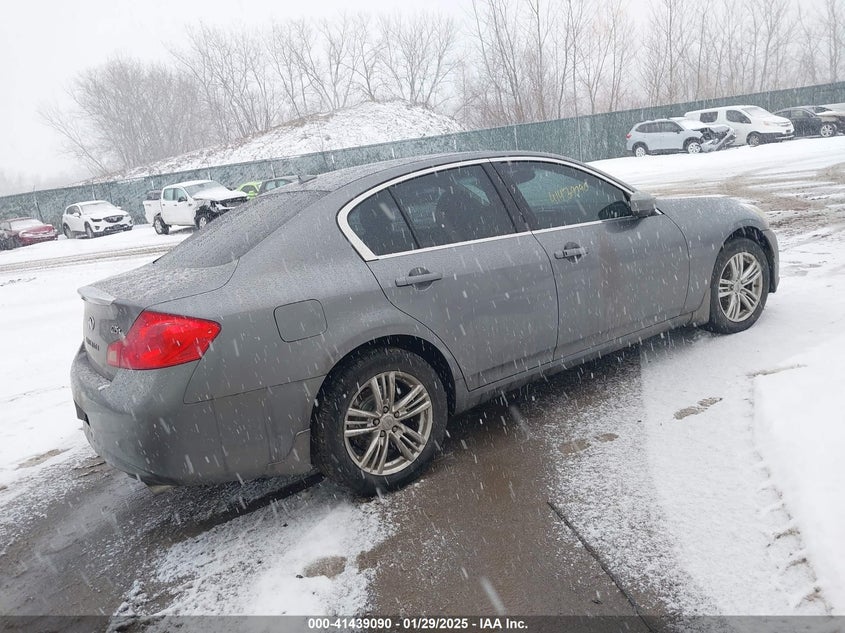 Vin: jn1dv6arxbm652903, lot: 41929664, infiniti g25x 20114