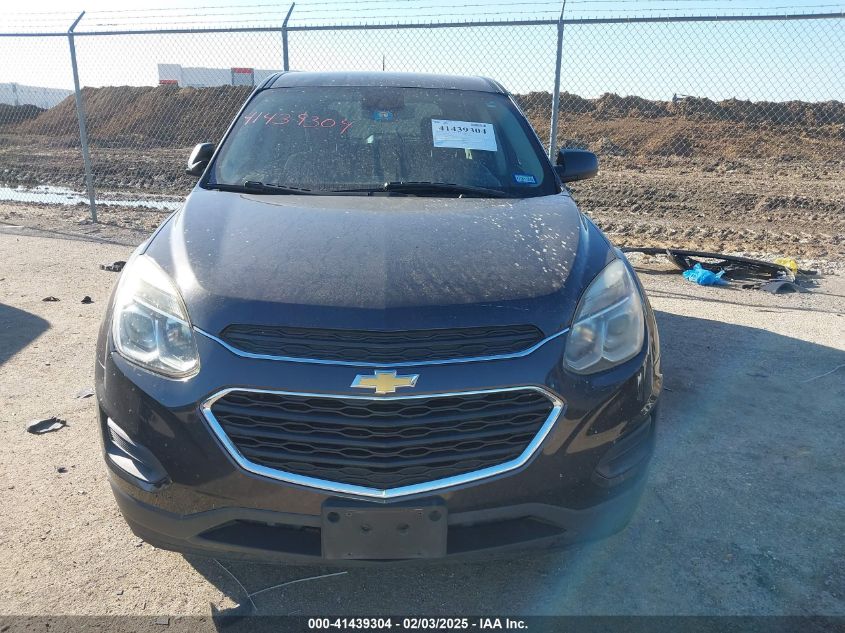 2016 Chevrolet Equinox Ls VIN: 2GNALBEK1G6268162 Lot: 41439304
