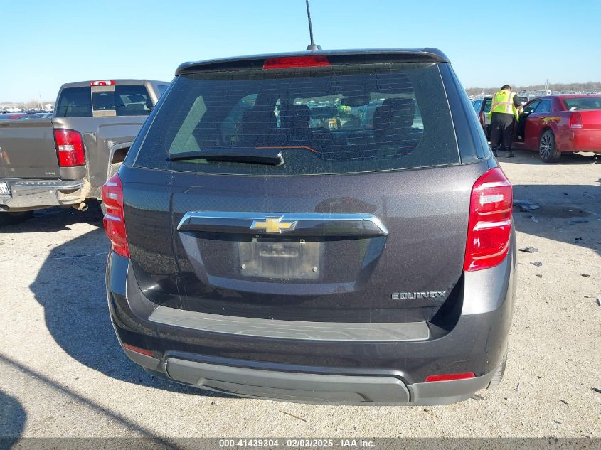 2016 Chevrolet Equinox Ls VIN: 2GNALBEK1G6268162 Lot: 41439304