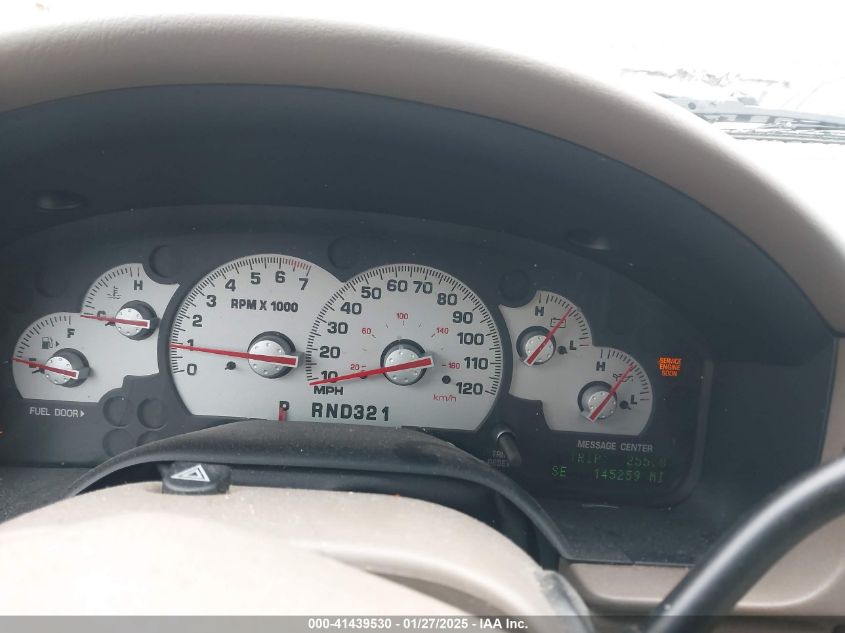 2003 Mercury Mountaineer VIN: 4M2DU66K53ZJ17262 Lot: 41439530